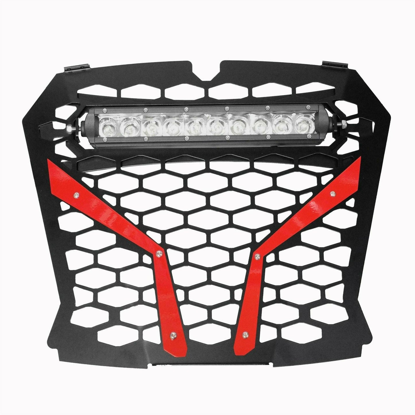 Polaris RZR Turbo S Front Grille with Light Pocket | ModQuad