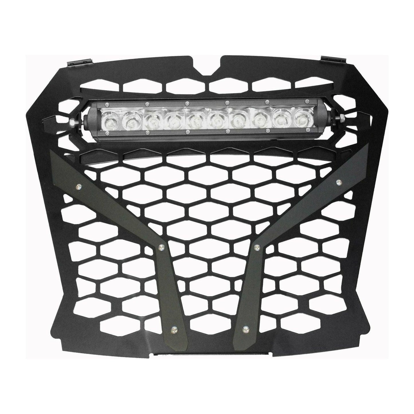 Polaris RZR Turbo S Front Grille with Light Pocket | ModQuad