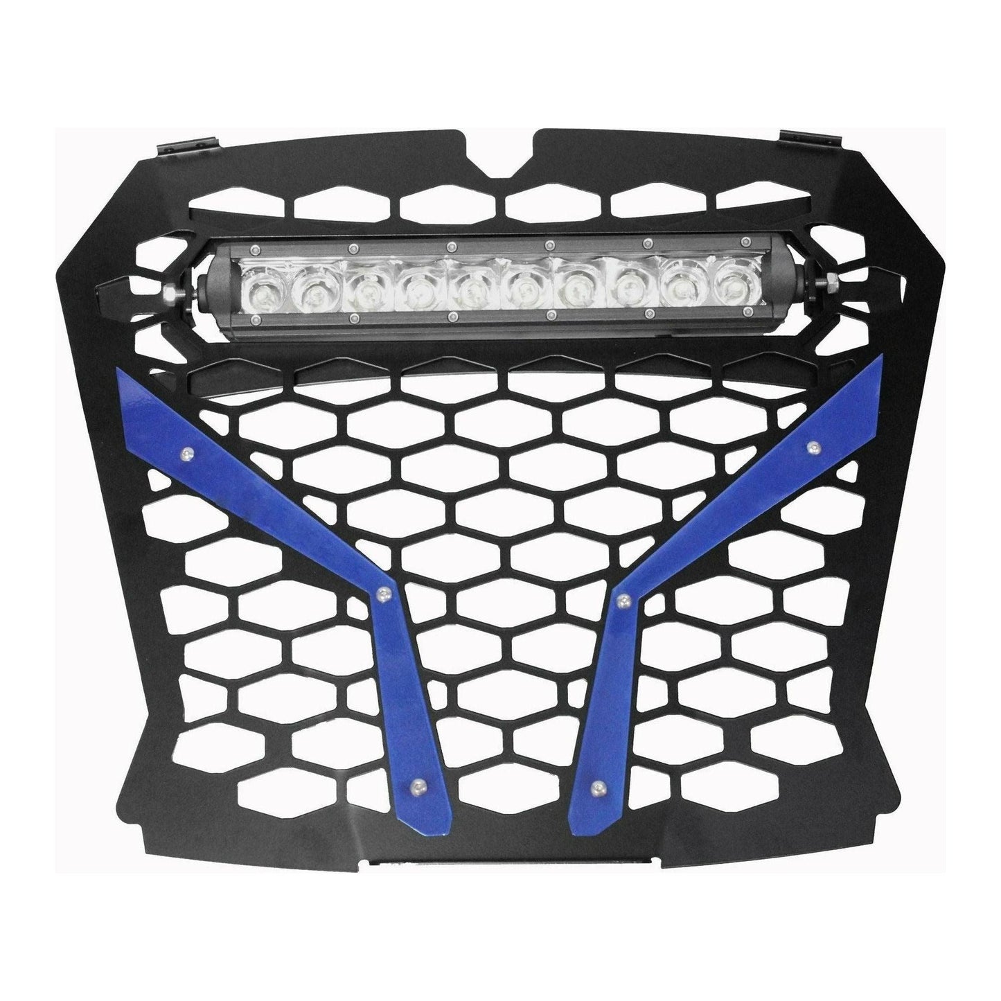 Polaris RZR Turbo S Front Grille with Light Pocket | ModQuad