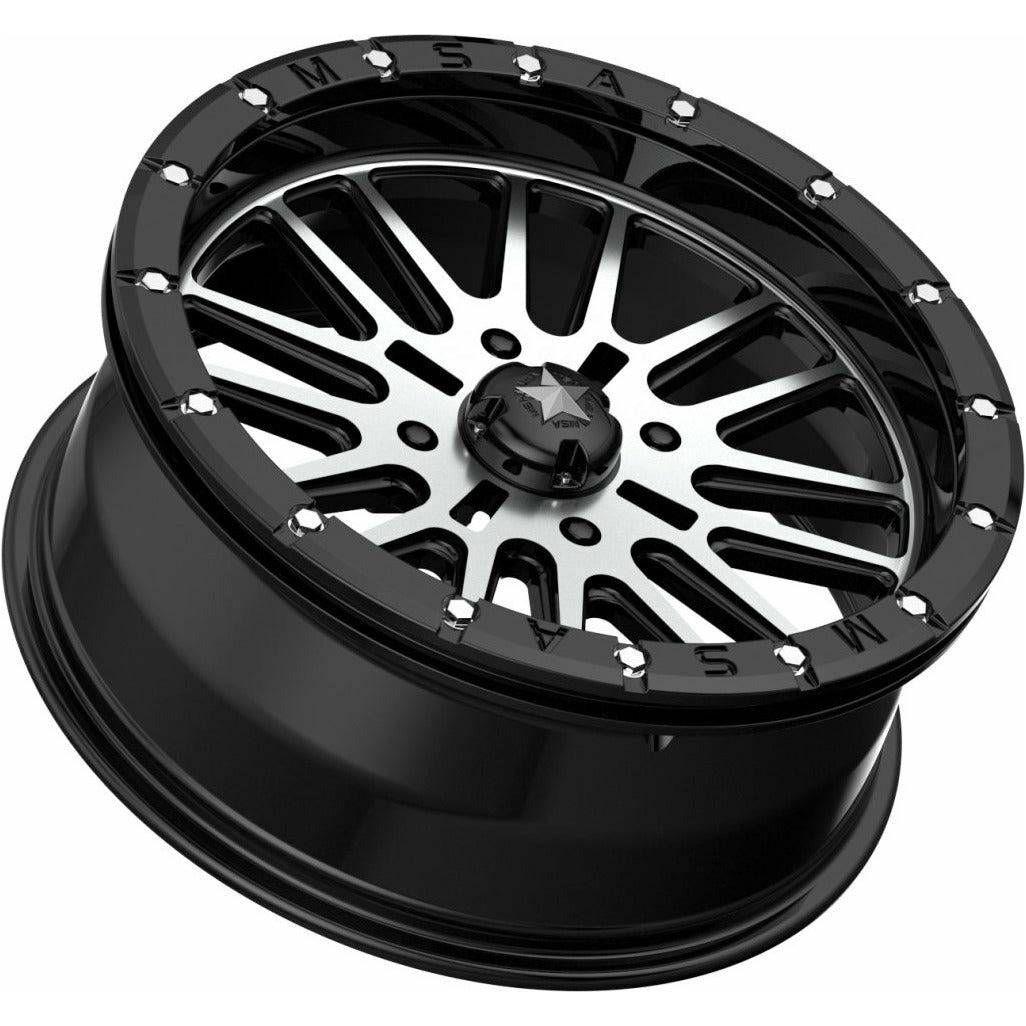 M37 Brute Beadlock Wheel (Gloss Black Machined)