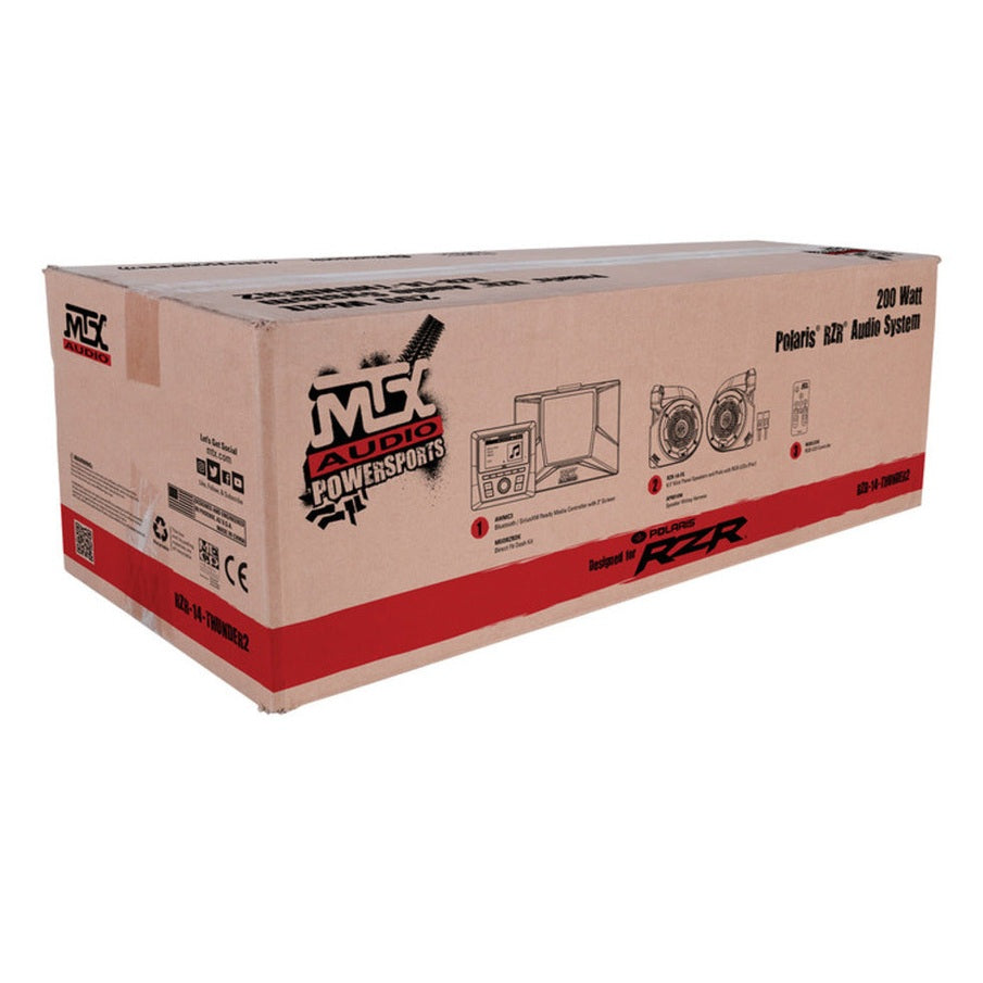 MTX Audio '14+ Polaris RZR 2-Speaker Audio System
