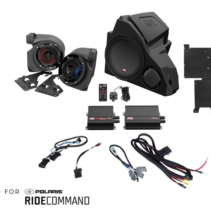 MTX Audio '14+ Polaris RZR Ride Command 3-Speaker Audio System