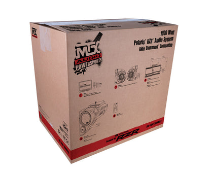 MTX Audio '14+ Polaris RZR Ride Command 3-Speaker Audio System