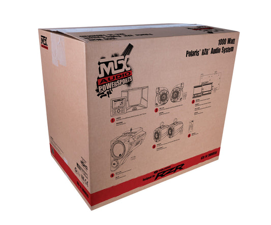 MTX Audio '14+ Polaris RZR 5-Speaker Audio System