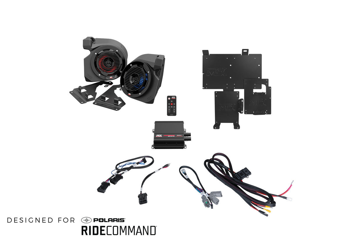 MTX Audio '14+ Polaris RZR Ride Command 2-Speaker Audio System