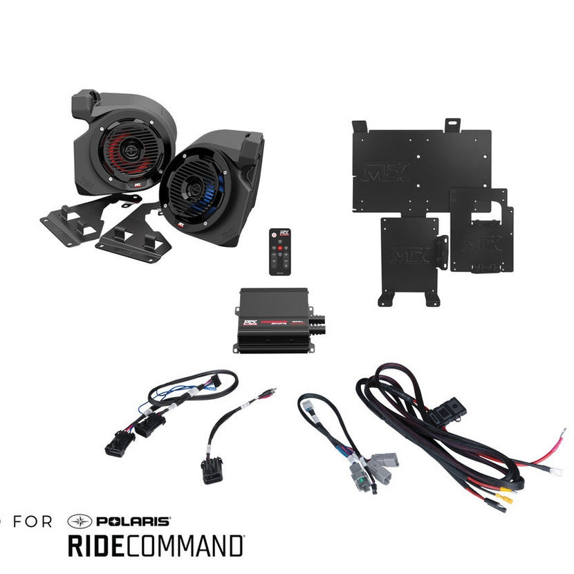 MTX Audio '14+ Polaris RZR Ride Command 2-Speaker Audio System