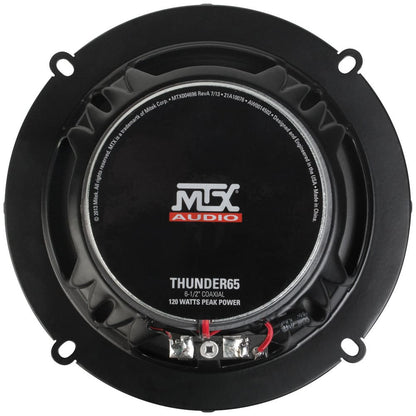 MTX Audio 6.5" 2-Way 60-Watt RMS 4Ω Coaxial Speaker Pair