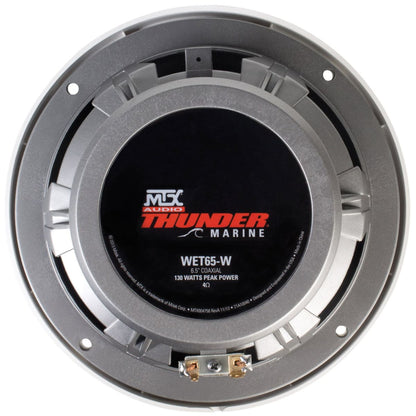 MTX Audio 6.5” 65-Watt RMS 4Ω Coaxial Marine Speaker