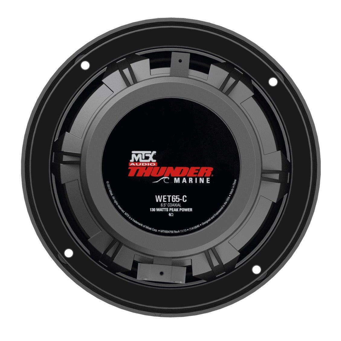 MTX Audio 6.5” 65 Watt RMS 4Ω Coaxial Marine Speaker