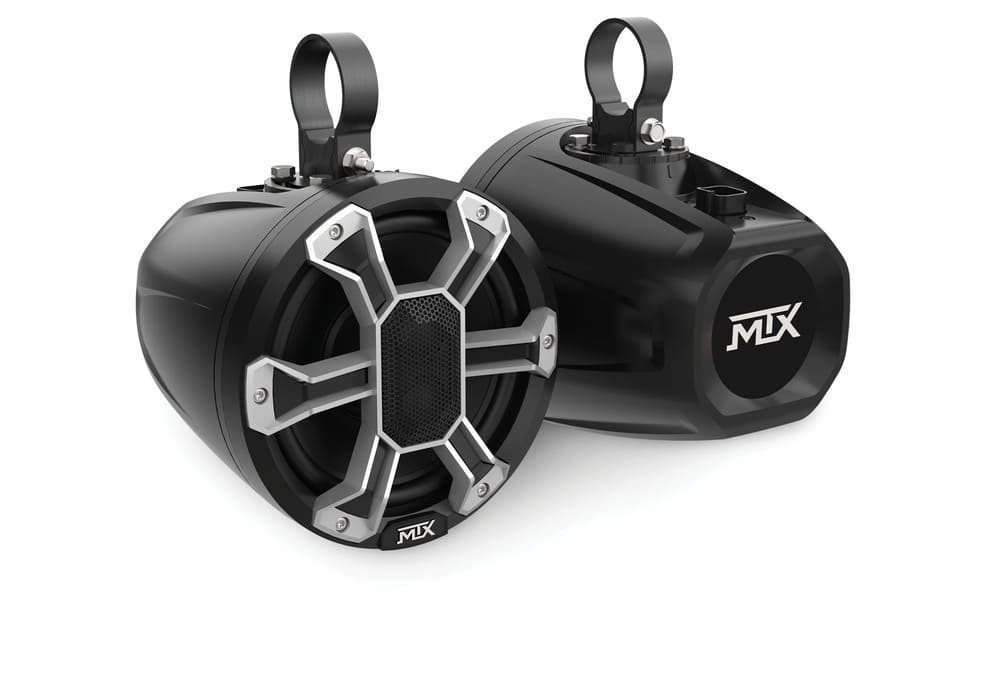 MTX Audio 6.5" & 8" Weather-Resistant UTV Speaker Pods Pair with RGB Lighting