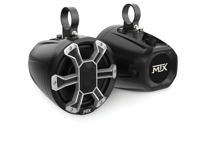 MTX Audio 6.5" & 8" Weather-Resistant UTV Speaker Pods Pair with RGB Lighting