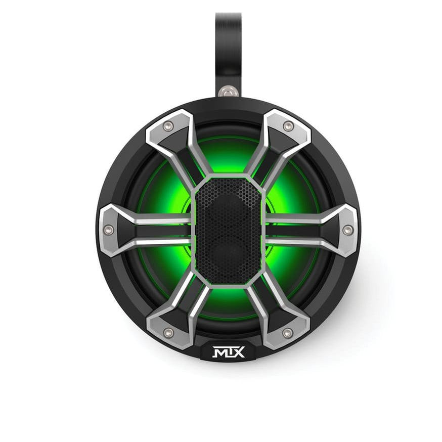 MTX Audio 6.5" & 8" Weather-Resistant UTV Speaker Pods Pair with RGB Lighting