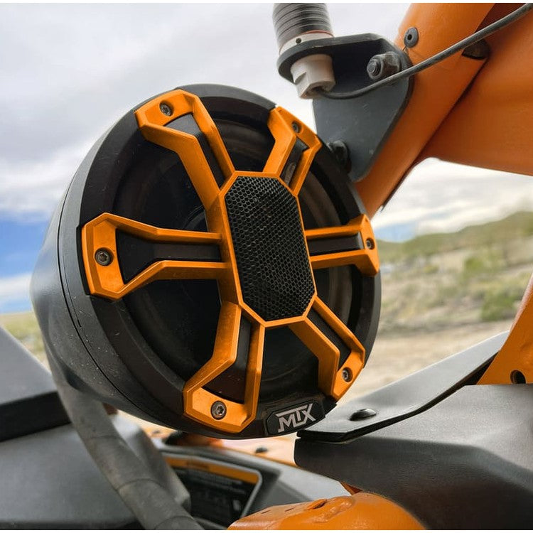MTX Audio 6.5" & 8" Weather-Resistant UTV Speaker Pods Pair with RGB Lighting