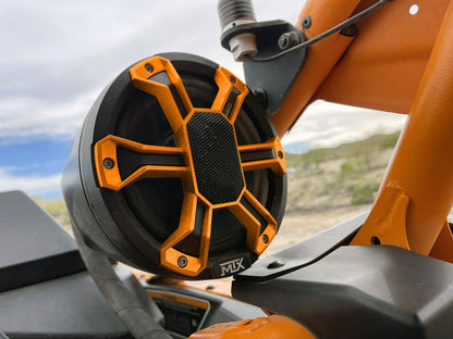 MTX Audio 6.5" & 8" Weather-Resistant UTV Speaker Pods Pair with RGB Lighting