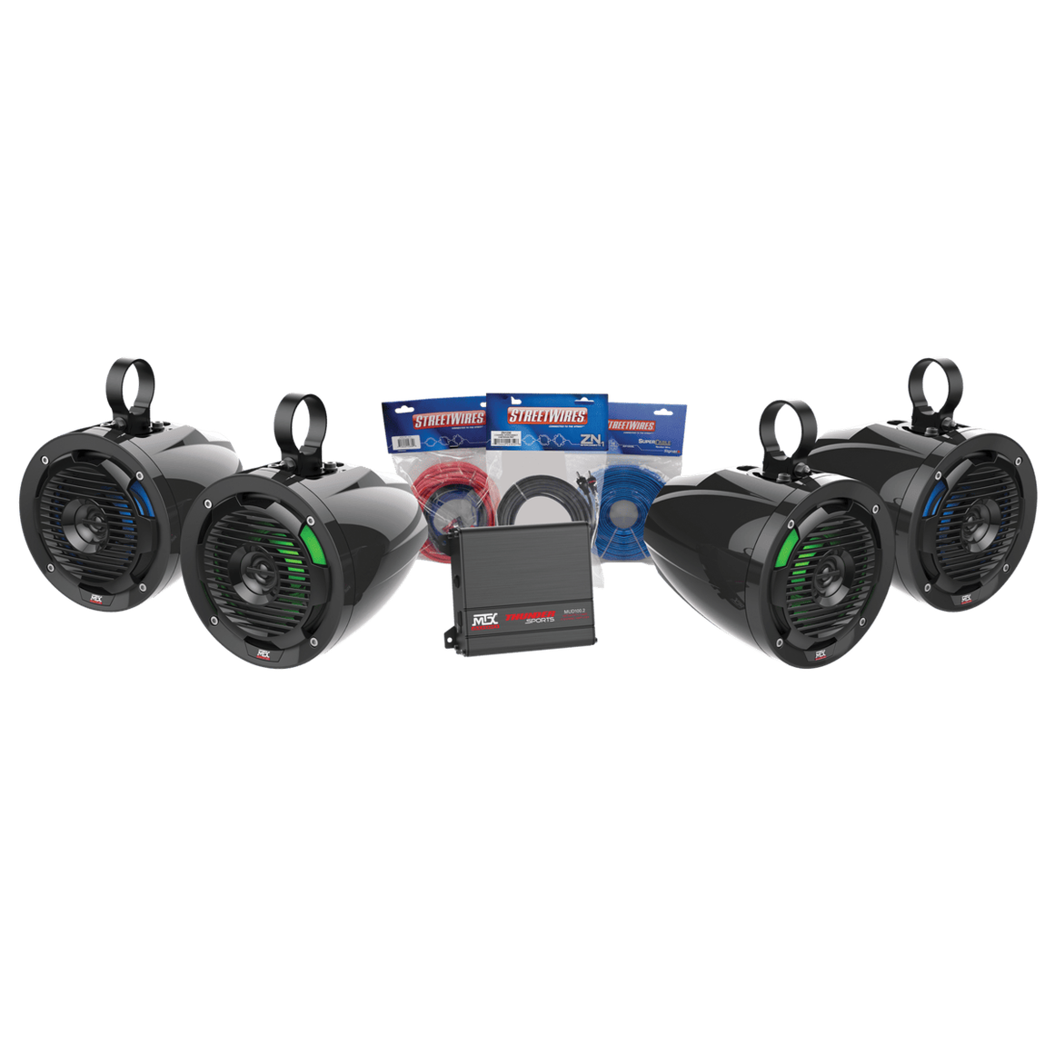 MTX Audio Amplifier & 4 Roll Cage Speaker - Package Addition