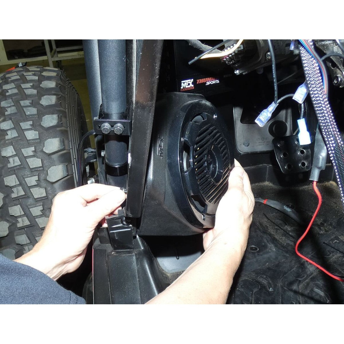 MTX Audio Can-Am Maverick X3 Front Lower Speaker Pods