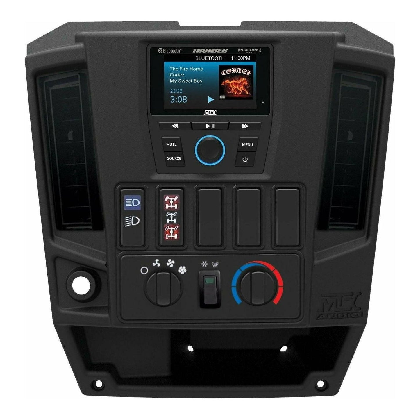 Polaris Ranger Stereo Dash Mount Kit for AWMC3 Media Controller