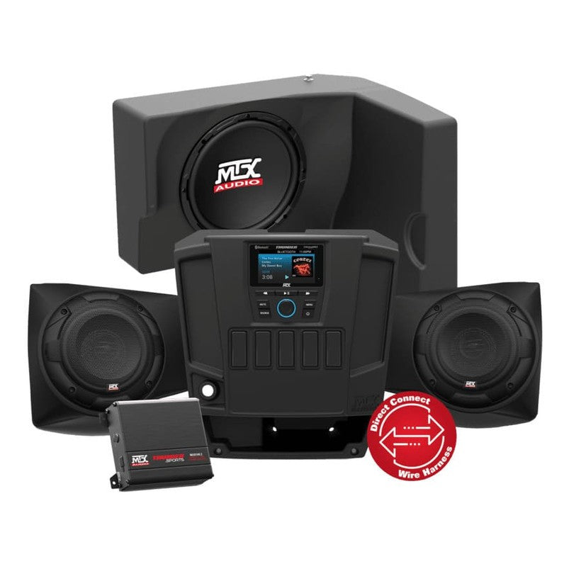 MTX Audio Polaris Ranger Audio System Two Speaker Dual Amplifier & Single Subwoofer