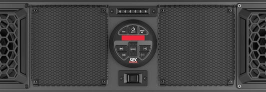 MTX Audio Polaris Ranger Bluetooth Overhead Audio System & Amplified Subwoofer