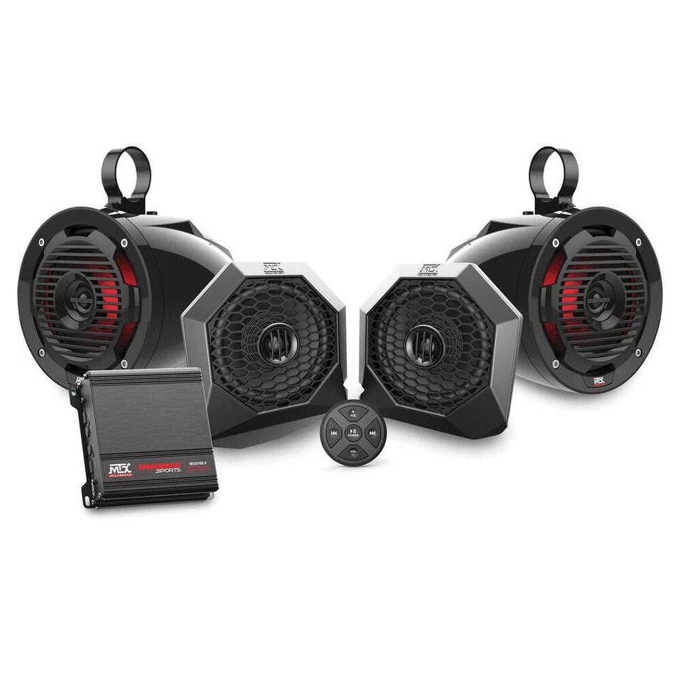 MTX Audio Polaris RZR 900/XP 1000 Bluetooth Enabled 4 Speaker Audio System