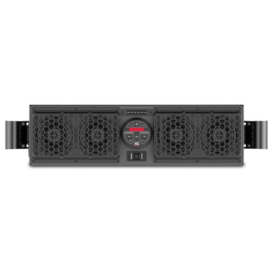 MTX Audio Polaris RZR 900/XP 1000 Bluetooth Overhead Audio Sound Bar 2-Channel Amplifier 2 Cage Mounted Speakers & Amplified Subwoofer