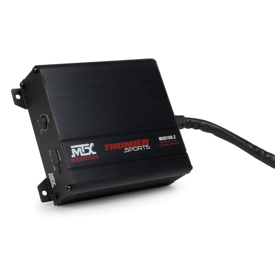MTX Audio Polaris RZR 900/XP 1000 Bluetooth Overhead Audio Sound Bar 2-Channel Amplifier 2 Cage Mounted Speakers & Amplified Subwoofer
