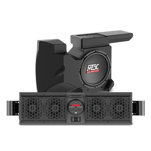 MTX Audio Polaris RZR 900/XP 1000 Bluetooth Overhead Audio System & Amplified Subwoofer