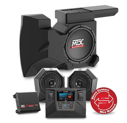 MTX Audio Polaris RZR Audio System with Two Speaker Dual Amplifier & Single Subwoofer