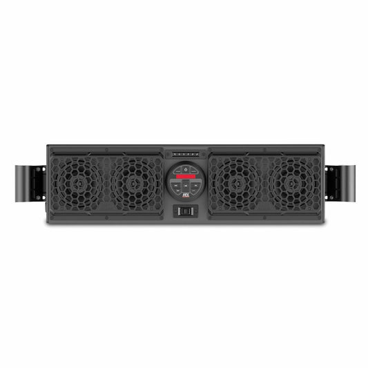 Polaris RZR Bluetooth Overhead Sound Bar with 2 Amplified Cage Mount Speakers & Subwoofer
