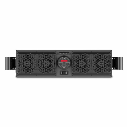 Polaris RZR Bluetooth Overhead Sound Bar and Amplified Subwoofer