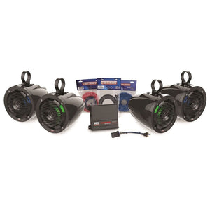 MTX Audio Polaris Universal Audio Package With Amplifier & 4 Roll Cage Speakers
