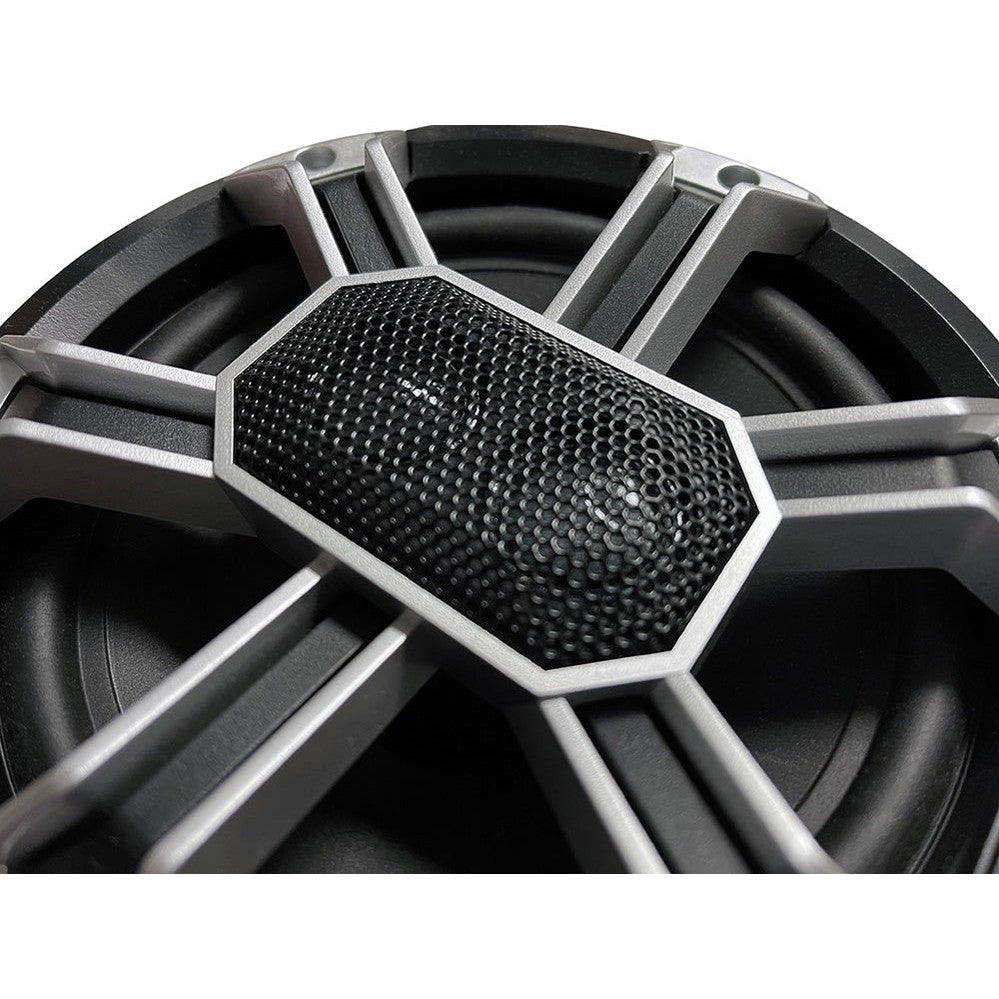 MTX Audio PS65C 6.5” 85-Watt RMS 4Ω Coaxial Speaker Pair IP-67 Rated with RGB Lighting and Customizable Grille