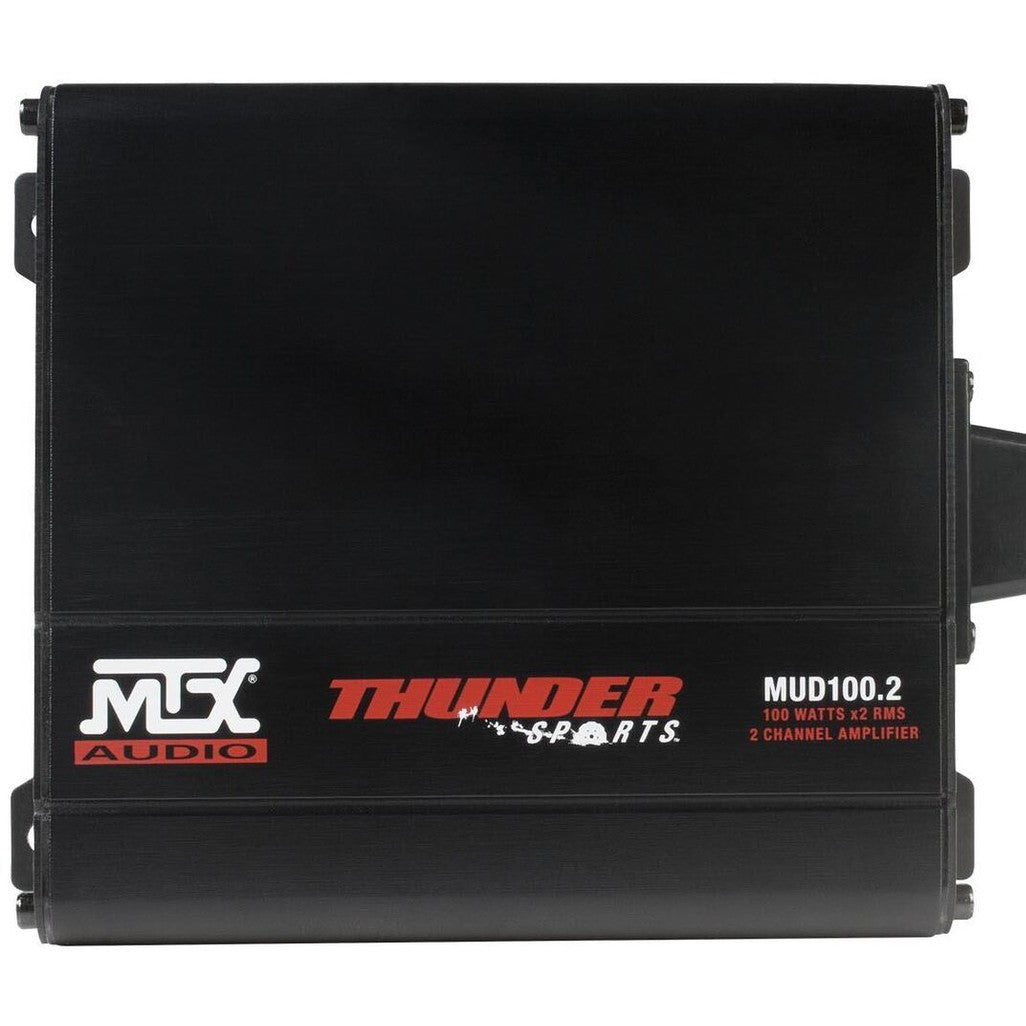 MTX Audio Universal Bluetooth Switch Audio Package w/Amplifier & 2 Roll Cage Speakers