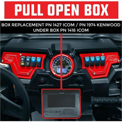 Polaris RZR Pull Open Box Replacement Radio / Intercom Bracket