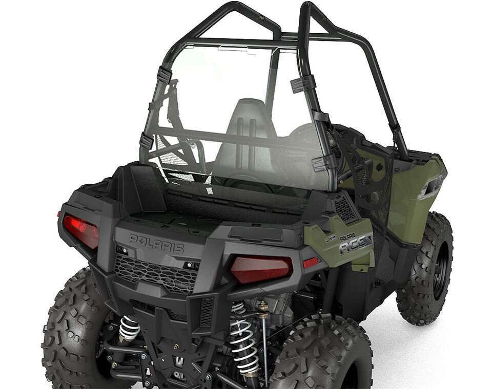Polaris Ace Lock & Ride Rear Panel - Poly