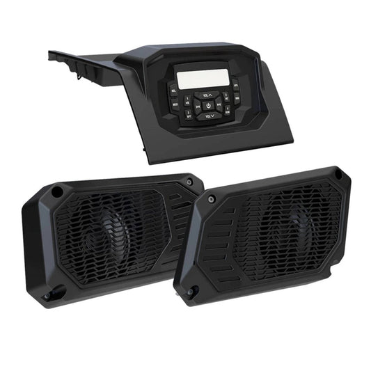 Polaris Ranger Bluetooth, Apple Control, AM/FM Dash Stereo & 2 X 5.25" Speakers by MB Quart