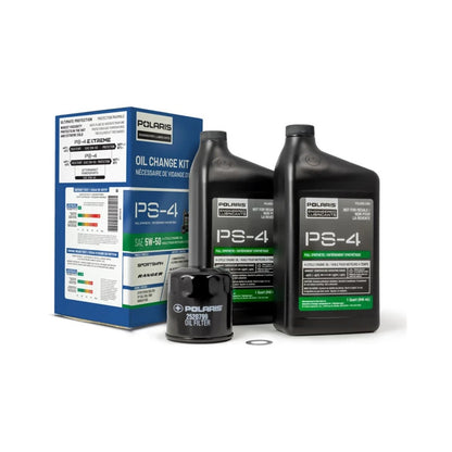 Polaris Full Synthetic Oil Change Kit - 1 Oil Filter & 2 Quarts of PS-4 Engine Oil