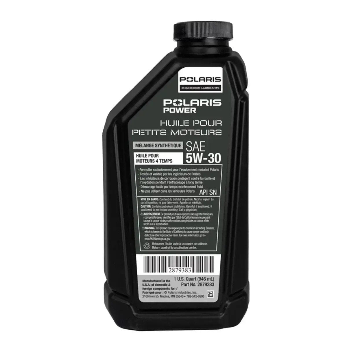 Polaris Power Small Engine Oil - 1 Quart 5W-30