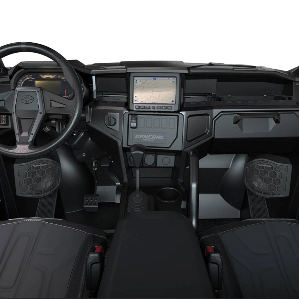 Polaris General Ride Command Audio Kit by Rockford Fosgate - Stage 4