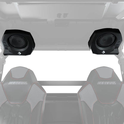 Polaris General Ride Command Audio Kit + Rear Speakers by Rockford Fosgate - Stage 2