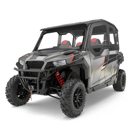 Polaris General Upper Canvas Doors with Zippered Poly Windows