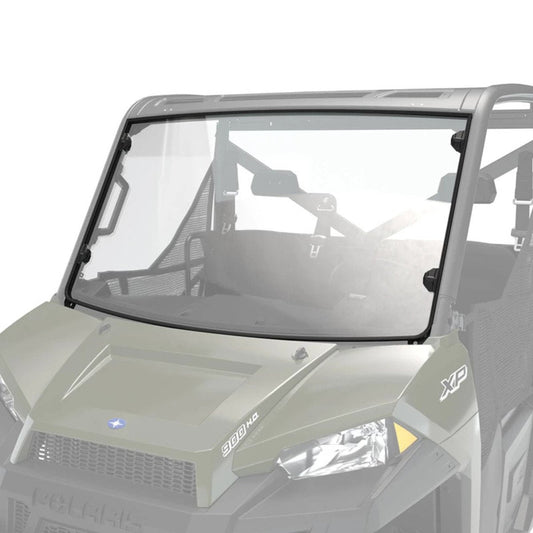 Polaris Ranger Hard Coat Poly Full Windshield - Clear