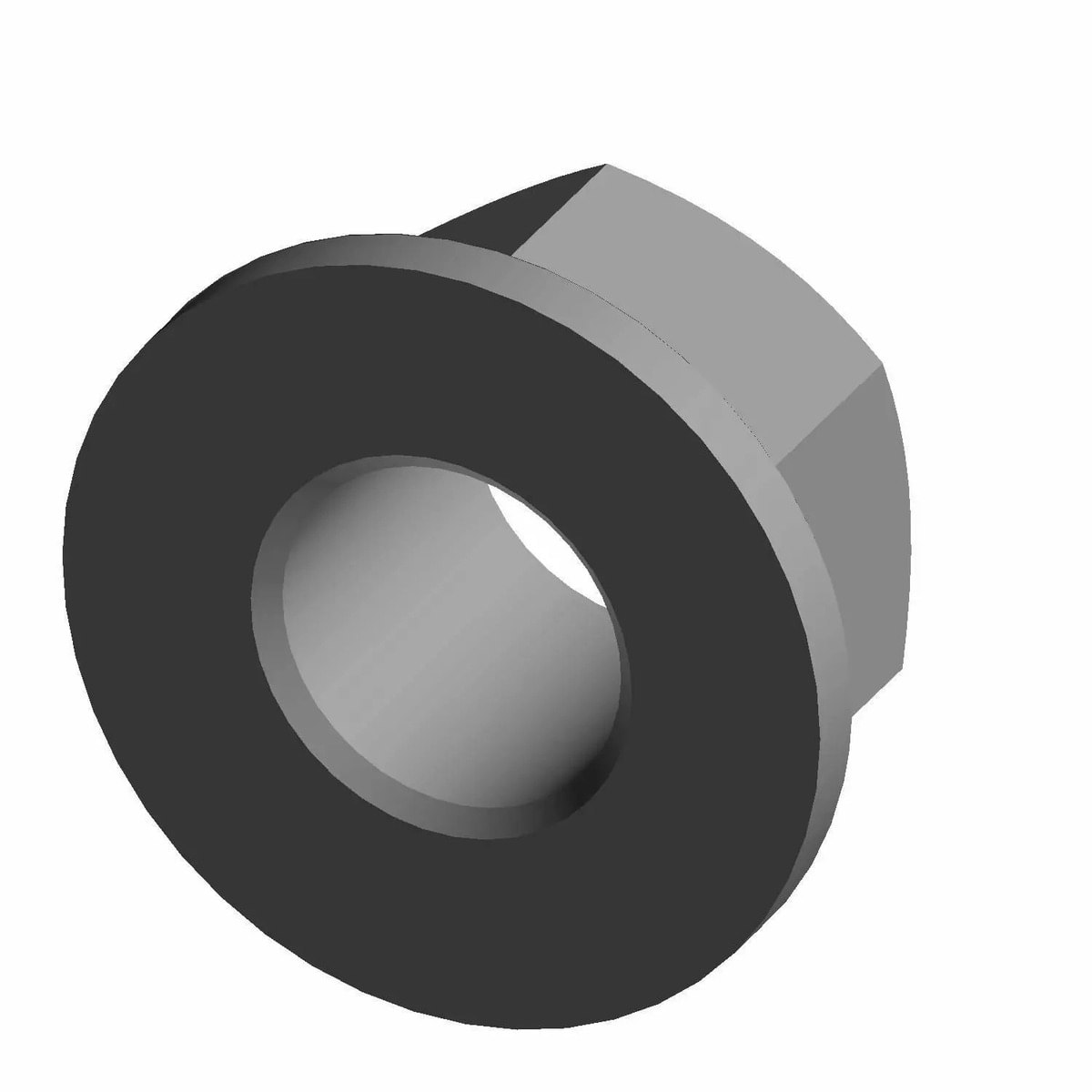 Polaris Hex Flange Nut, M8 x 1.25