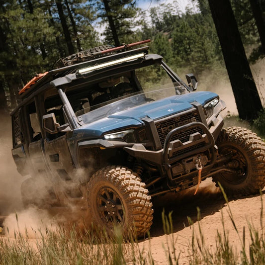 Polaris Xpedition Lock & Ride Hard Coat Poly Half Windshield