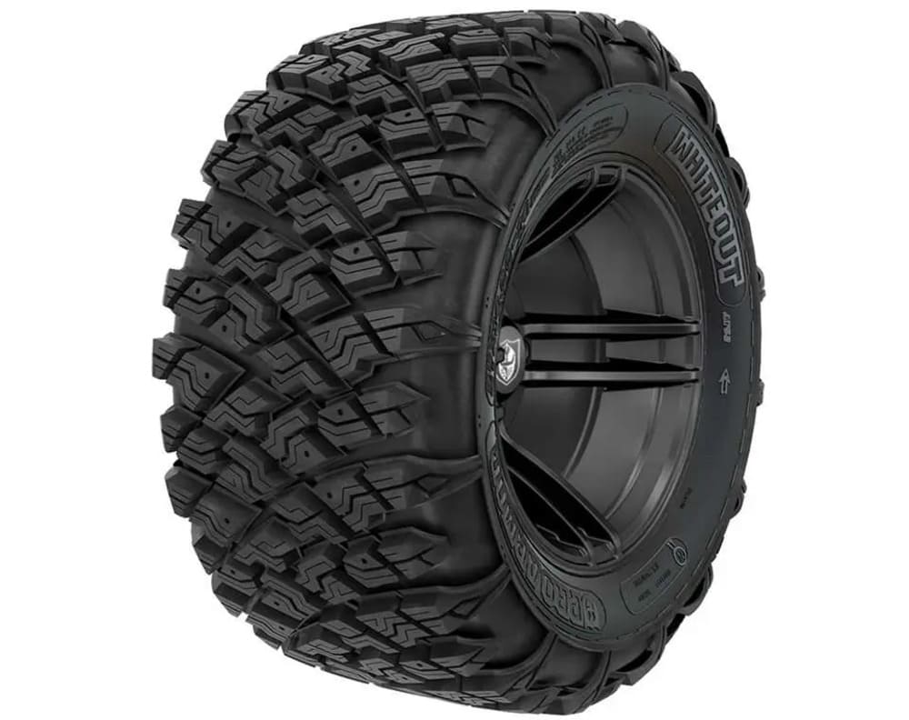 Polaris Pro Armor 5101 Whiteout 30" x 15" R15 Wheel & Tire Set - Matte Black