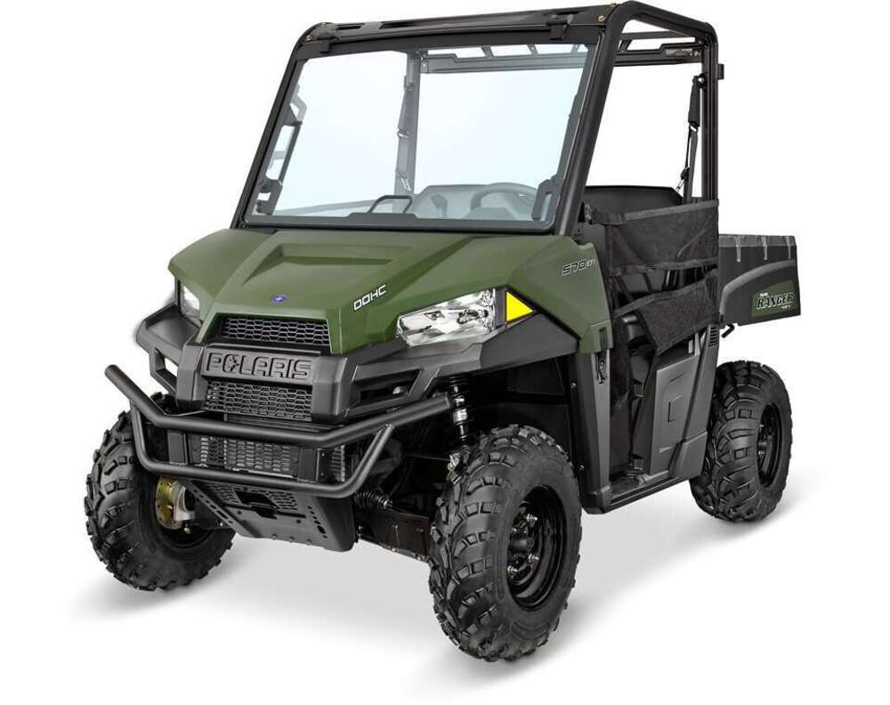 Polaris Ranger 500/570 Lock & Ride Full Tip-Out Windshield - Glass