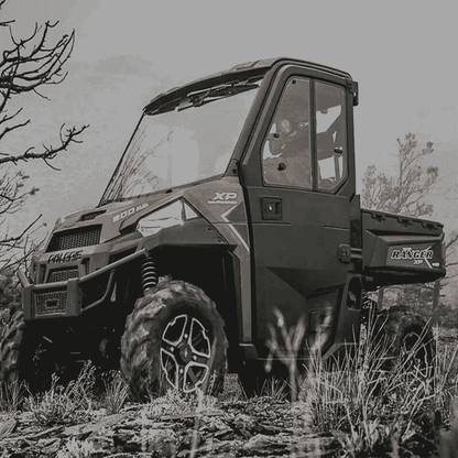 Polaris Ranger Hinged Window Doors - Poly