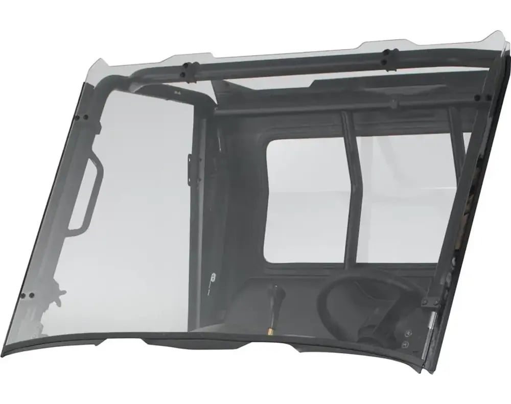 Polaris Ranger Mid-Size Lock & Ride Full Windshield - Hard Coat Poly