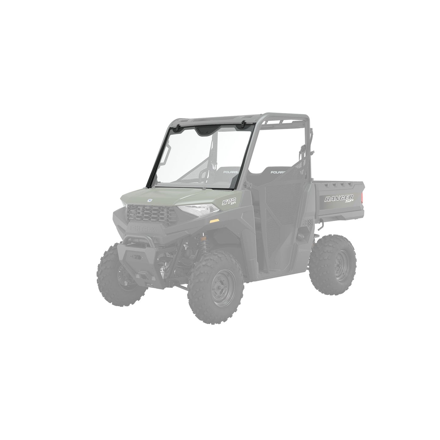 Polaris Ranger SP 570 Pro Shield Full Glass Windshield - Clear
