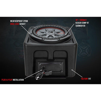 Polaris Ranger XP 1000 Underseat 10" Subwoofer Enclosure